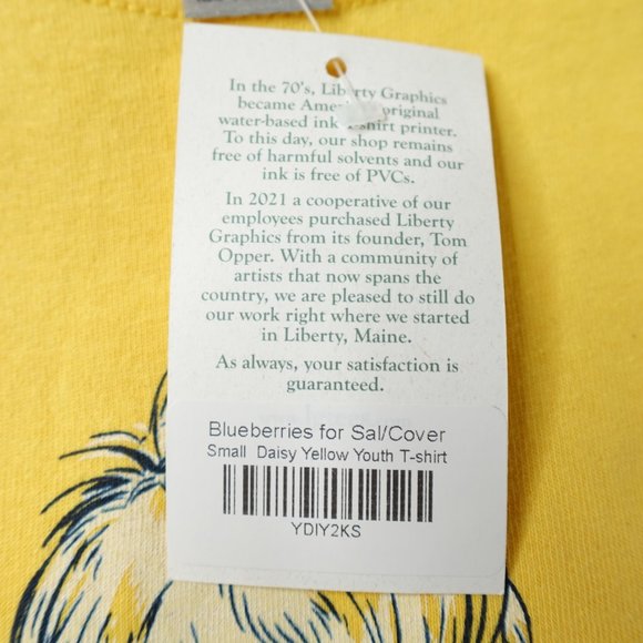 Blueberries for Sal Robert McCloskey Shirt Youth Small Liberty Graphics Tee - Picture 4 of 10